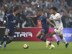 包含巴黎圣日耳曼法甲击败马赛，姆巴佩破门的词条